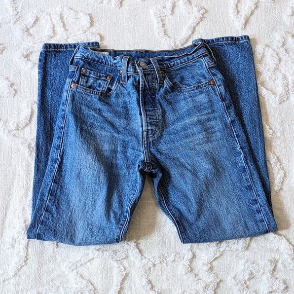 Levi's 501 skinny button up jeans, size 24 - Picture 1 of 9